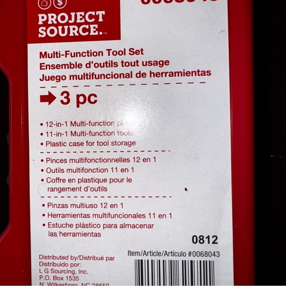 Project Source MultiTool 0068043 Includes 12 In 1 & 11 In 1 Multitool + Case New - Picture 7 of 12